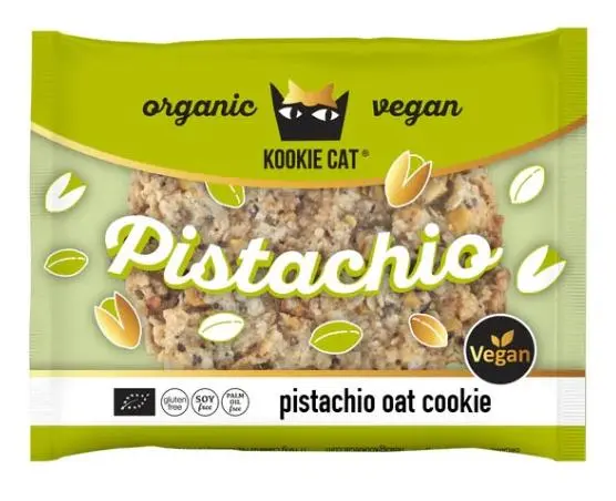 Kookie Cat Bio fursec cu fistic, 50 g