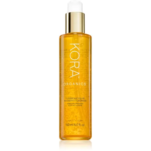 KORA Organics Turmeric Glow Foaming Cleanser spuma de curatat faciale 150 ml