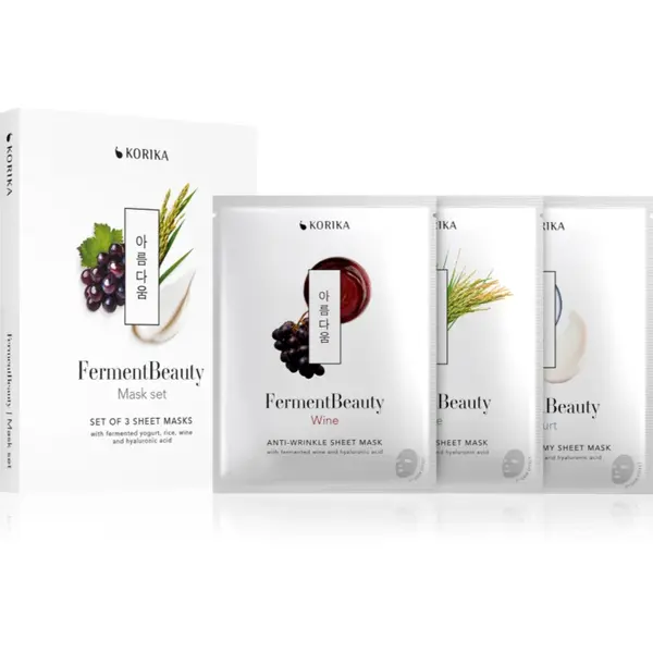 KORIKA FermentBeauty Mask Set set de măști faciale