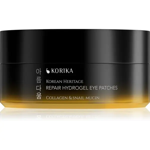 KORIKA Korean Heritage Collagen & Snail Mucin Repair Hydrogel Eye Patches pernuțe din hidrogel 60 buc
