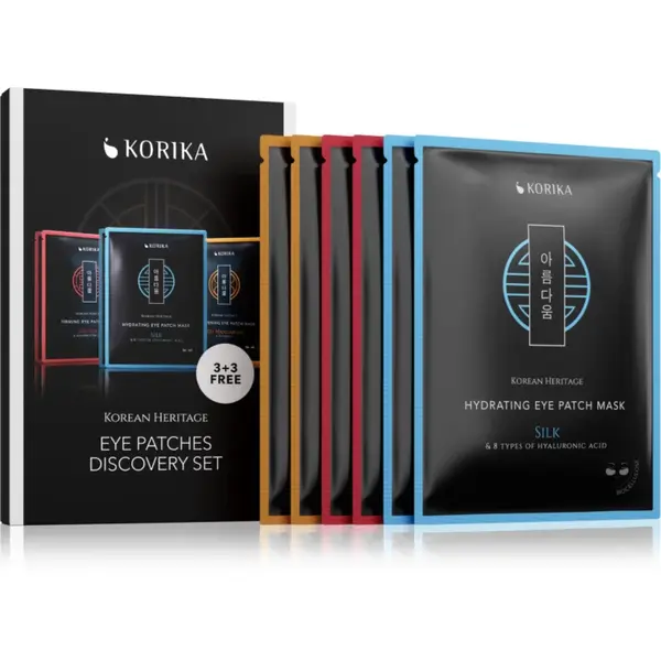 KORIKA Korean Heritage Eye Patches Discovery Set set pentru ochi 6 buc