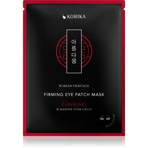 KORIKA Korean Heritage Ginseng & Marine Stem Cells Firming Eye Patch Mask masca pentru fermitate zona ochilor 2 buc