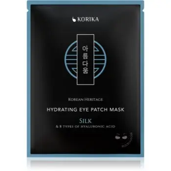 KORIKA Korean Heritage Silk & 8 Types of Hyaluronic Acid Hydrating Eye Patch Mask masca hidratanta zona ochilor