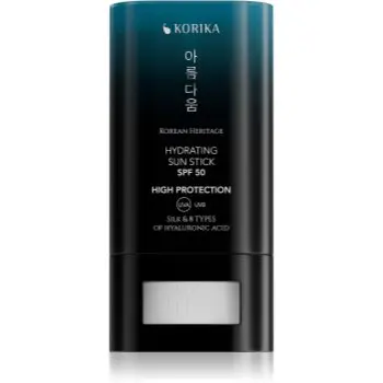 KORIKA Korean Heritage Silk & 8 Types of Hyaluronic Acid Hydrating Sun Stick SPF 50 stick de protecție solară SPF 50