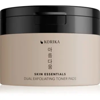 KORIKA Skin Essentials Dual Exfoliating Toner Pads dischete exfoliante duble