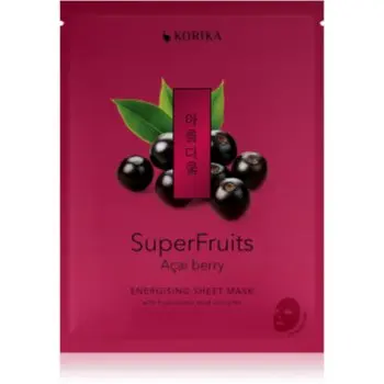 KORIKA SuperFruits Acai Berry - Anti-pollution Sheet Mask masca pentru celule cu efect detoxifiant