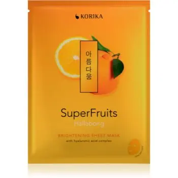 KORIKA SuperFruits Hallabong - Brightening Sheet Mask mască textilă iluminatoare