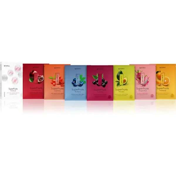 KORIKA SuperFruits set de măști faciale 7x25 g