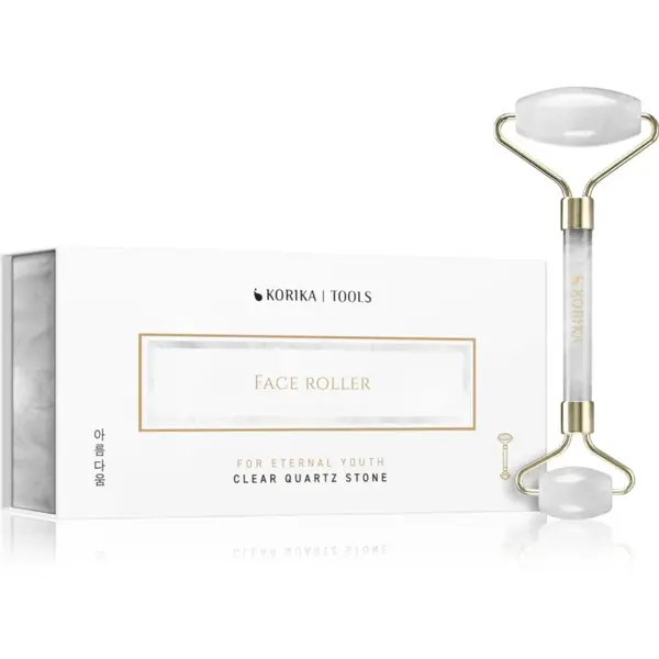KORIKA Tools Face Roller Green Jade Stone rolă pentru masaj faciale
