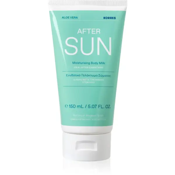 Korres Aloe Vera loțiune de corp hidratantă dupa expunerea la soare 150 ml