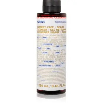 Korres Athenian Grooming gel de curățare pentru față și barbă
