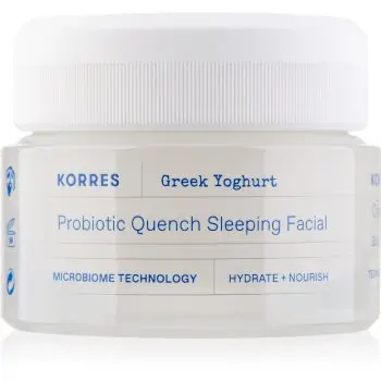 Korres Greek Yoghurt Probiotic Quench Sleeping Facial crema de noapte hranitoare cu probiotice