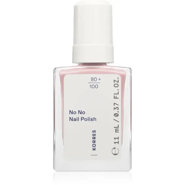 Korres No No Nail Polish lac de unghii pentru ingrijire culoare 17 Creamy Pink 11 ml