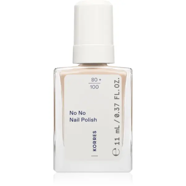 Korres No No Nail Polish lac de unghii pentru ingrijire culoare 04 Jelly Peach 11 ml