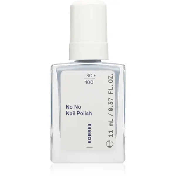 Korres No No Nail Polish lac de unghii pentru ingrijire culoare 72 Pastel Blue 11 ml