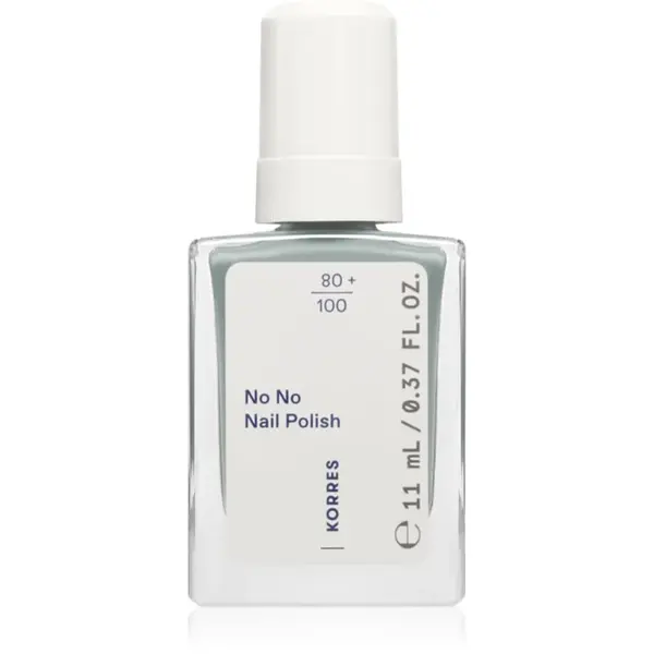 Korres No No Nail Polish lac de unghii pentru ingrijire culoare 85 Sage Green 11 ml