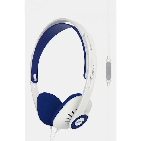 Koss Casti On-Ear Koss KPH30iW, cu fir, Microfon, Alb