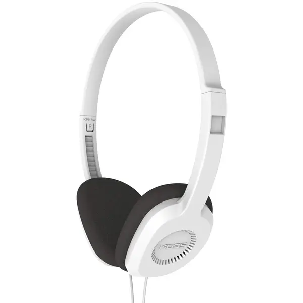 Koss Koss KPH8w Headphones, On-Ear, Wired, White
