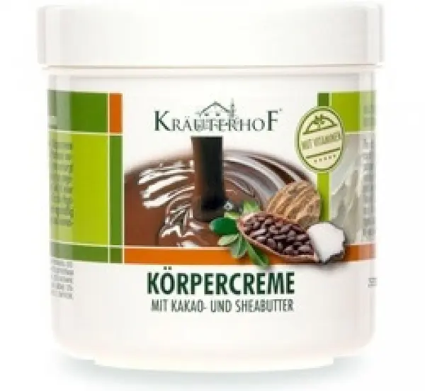 Krauterhof Cremă de corp cu cacao și shea, 250 ml