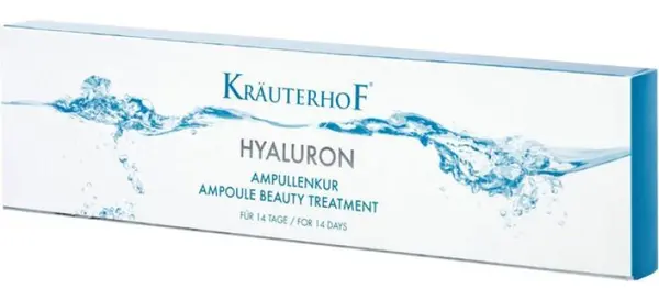 Krauterhof Hyaluron+ Fiole cu acid hialuronic, 14 x 2 ml