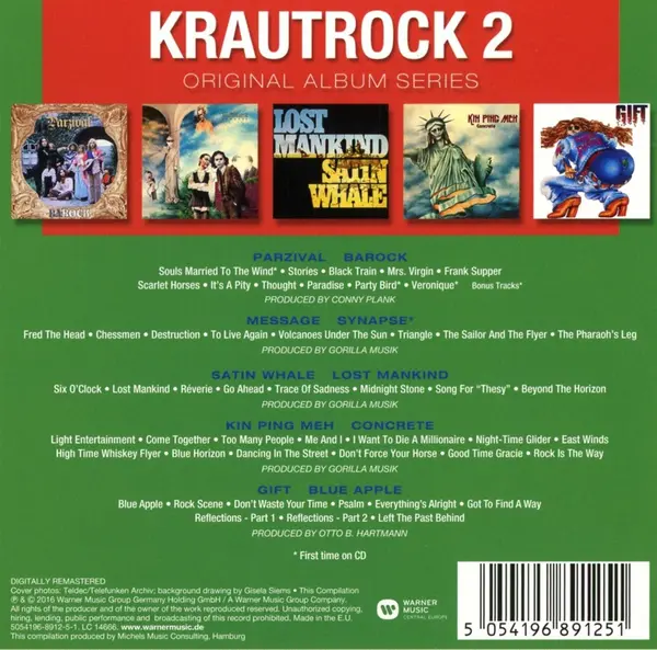 Krautrock: Original Album Series Vol 2 | Various Artists