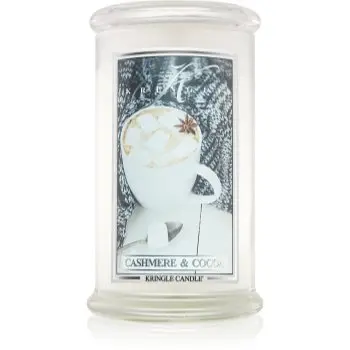 Kringle Candle Cashmere & Cocoa lumânare parfumată