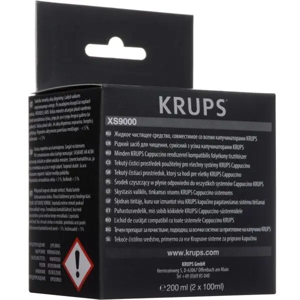 KRUPS Decalcifiant pentru espressor KRUPS XS900031 2 x 100ml