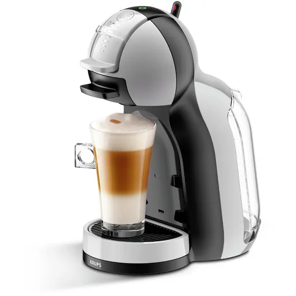 KRUPS Espressor cu capsule KRUPS NESCAFÉ® Dolce Gusto® Mini Me KP123B10, 15 bari presiune, 1500 W, capacitate rezervor 0.8 L, functie Eco, gri