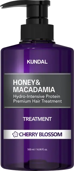 Kundal Balsam Honey & Macadamia, Flori de cireș, 500 ml