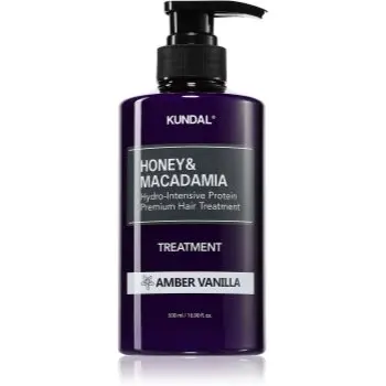 KUNDAL Honey & Macadamia Amber Vanilla crema intens hidratanta pentru par deteriorat