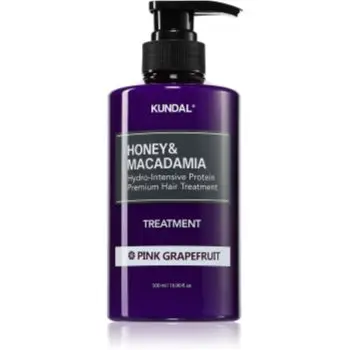 KUNDAL Honey & Macadamia Pink Grapefruit crema intens hidratanta pentru păr uscat și deteriorat
