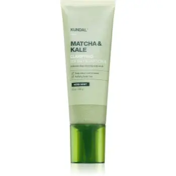 KUNDAL Matcha & Kale Herb Mint exfoliant de curățare pentru par si scalp
