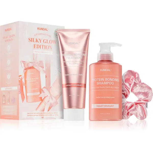 KUNDAL Protein Bonding Care Violet Muguet set cadou pentru păr