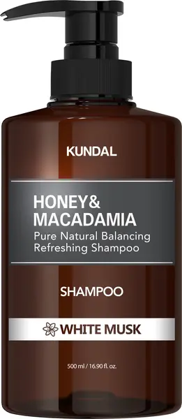 Kundal Sampon Honey & Macadamia, mosc alb, 500 ml