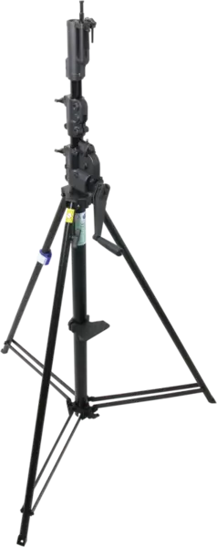Kupo 483BT Steel Black Wind-Up Stand with Auto Self Locking Device, Stativ lumini cu macara