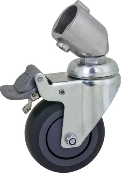 Kupo KC-080R 75mm Caster with Brake 22mm Round Adapter Set of Three