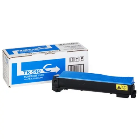 Kyocera Toner Kyocera TK-540-C | 4000 pages | Cyan | FS-C5100DN