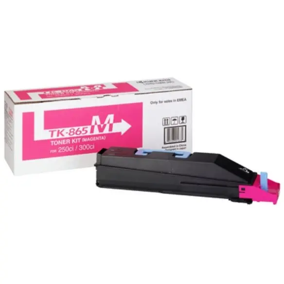 Kyocera Toner Kyocera TK-865-M | 12000 pages | Magenta | TASKalfa 250ci 300ci