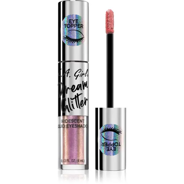 L.A. Girl Cosmetics Dream Glitter farduri de ochi lichide cu sclipici culoare Sugar High 4 ml