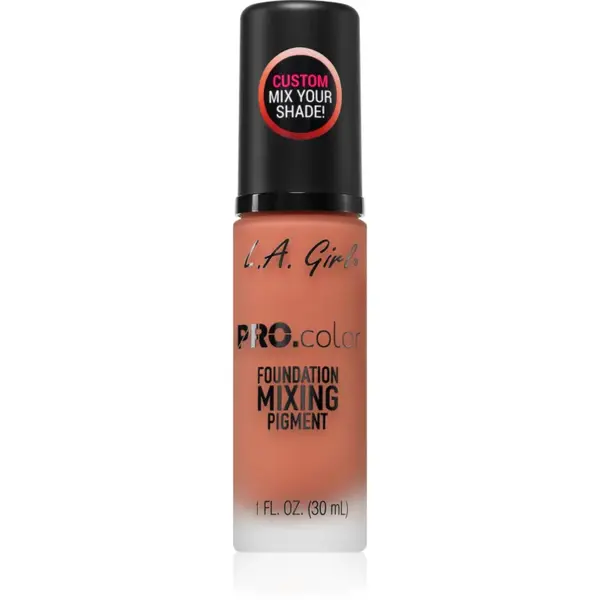 L.A. Girl Cosmetics PRO. Color pigment colorant pentru machiaj culoare Orange 30 ml