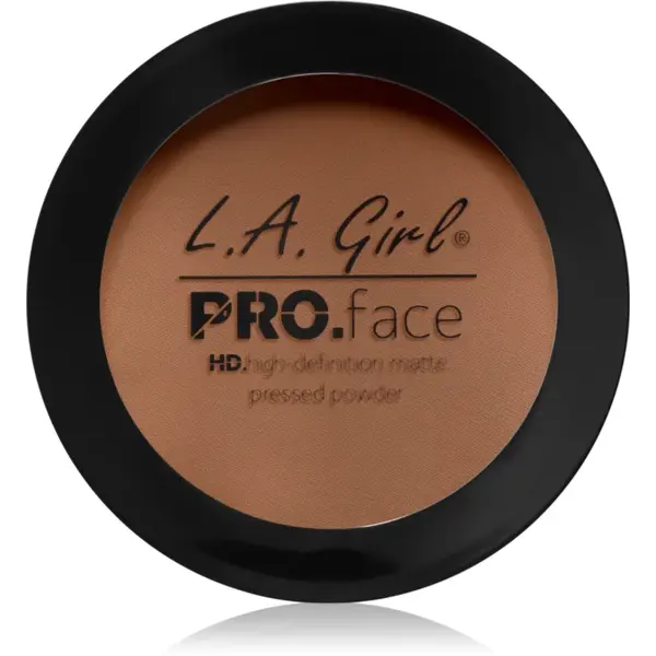 L.A. Girl Cosmetics PRO. Face HD pudra compacta cu efect matifiant culoare Medium Beige 7 g