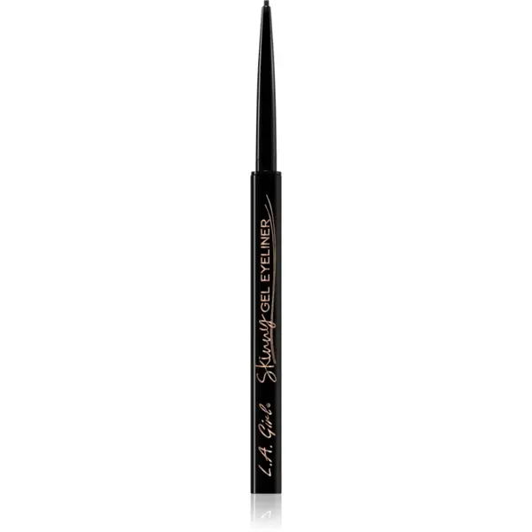 L.A. Girl Cosmetics Skinny eyeliner-gel culoare Silky Black 0.1 g