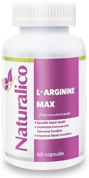 L-Arginine Max, 60 capsule, Naturalico
