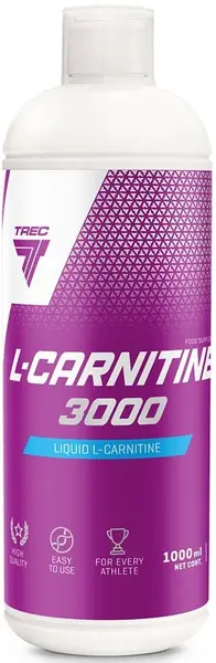 L-Carnitine 3000 Liquid, caisă, 1000 ml, Trec Nutrition