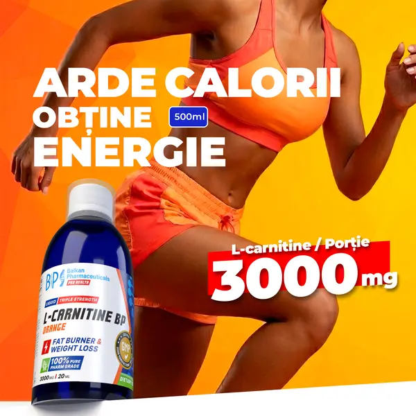 L-CARNITINE BP, 500 ml, lichid - cherry