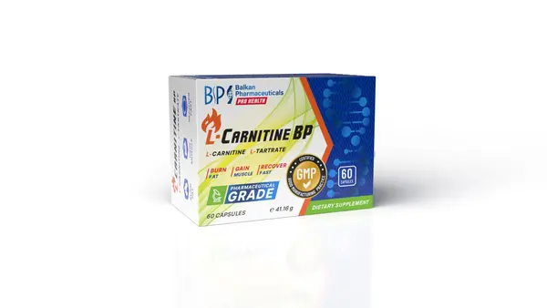 L-Carnitine BP 500mg, 60 Capsule – Arzător de Grăsimi și Energie pentru fiecare (L-Tartrat)