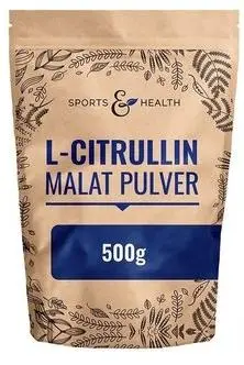 L-Citrulina malat, 6000 mg, 500 g, Sports & Health Solutions
