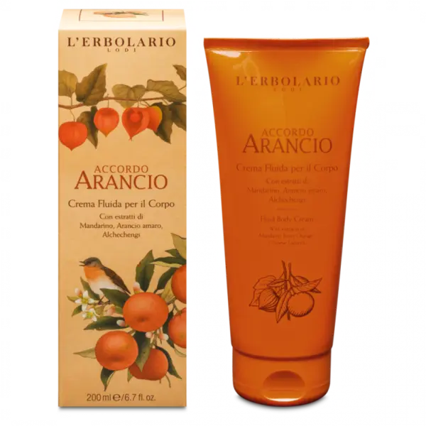 L'Erbolario Crema de corp Accordo Arancio, 200ml