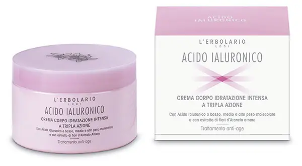 L'Erbolario Crema de corp cu acid hialuronic, 200ml