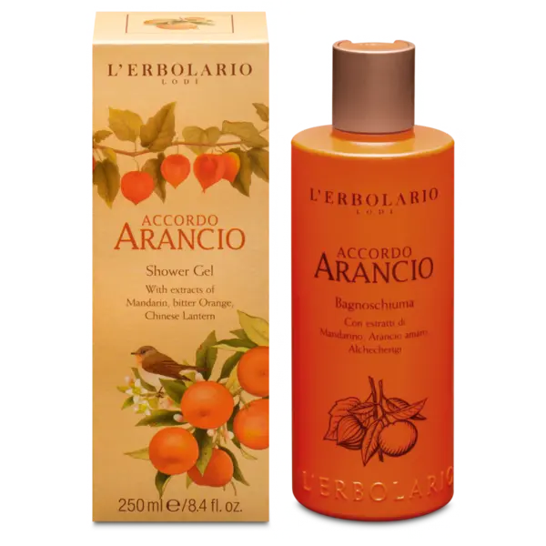 L'Erbolario Gel de dus Accordo Arancio, 250ml